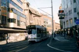 The Hague tram line 6 with articulated tram 3030 on Grote Marktstraat (2003)