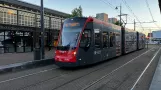 The Hague tram line 9 with low-floor articulated tram 5019 at Station Hollands Spoor (2022)