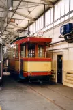 Toruń museum tram 100 inside Tram depot (2004)