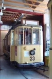 Trondheim railcar 33 on Sporveismuseet Munkvoll (2009)