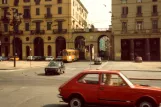 Turin tram line 15  at Piazza Vittorio Veneto (1982)