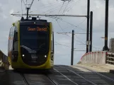 Utrecht articulated tram 6054 outside Utrecht CS (2022)