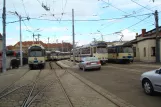 Vienna articulated tram 4-126 "Robert" at Eichenstr. (2010)