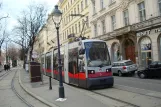 Vienna tram line 62 with low-floor articulated tram 5 at Oper (Kärntner Ring) (2010)