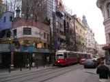 Vienna tram line N on Löwengasse (2007)