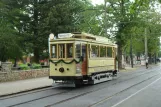 Woltersdorf museum line Tramtouren with museum tram 2 on Thälmannplatz (2013)