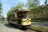 Woltersdorf museum line Tramtouren with railcar 2990 at Goethestraße (2013)