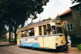 Woltersdorf tram line 87 with railcar 27 at Schleuse (2001)