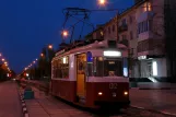 Yevpatoria tram line 3 with railcar 012 at Frunze Street/Djemisheva Street (2011)