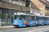 Zagreb tram line 12 with railcar 229 on Vlaška ulica (2008)