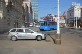 Zagreb tram line 13  on Trg bana Josipa Jelačića (2013)