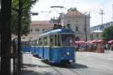 Zagreb tram line 2 with railcar 101 near Glavni Kolodvor (2008)