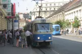 Zagreb tram line 4 with railcar 402 at Draškovićeva (2008)