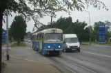 Zagreb tram line 4 with railcar 431 near Ravnice (2008)