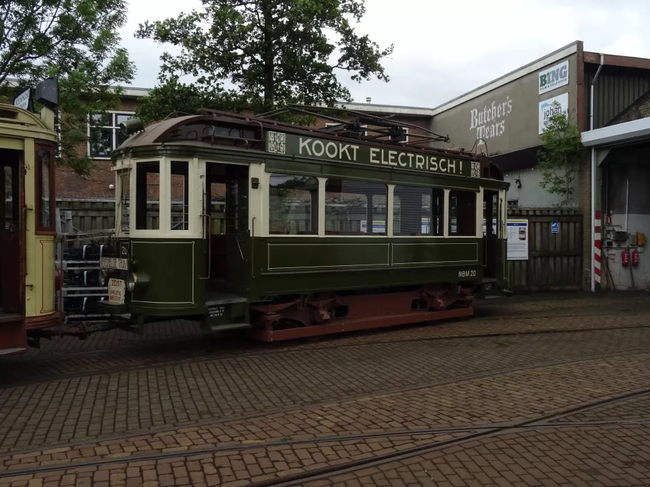 Amsterdam railcar 20 on Electric Tram Museum (2022)