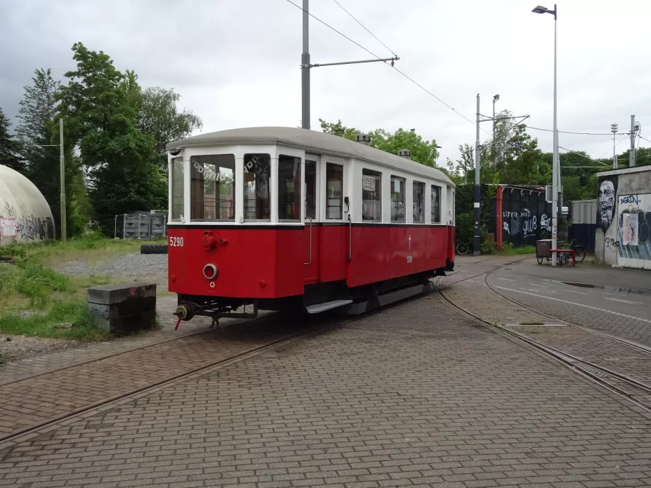 Amsterdam sidecar 5290 at Electrische Museumtramlijn (2022)