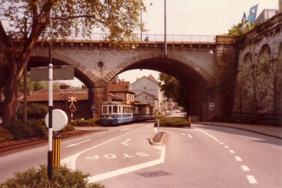 Basel extra line 17  on Binningerstrasse (1980)