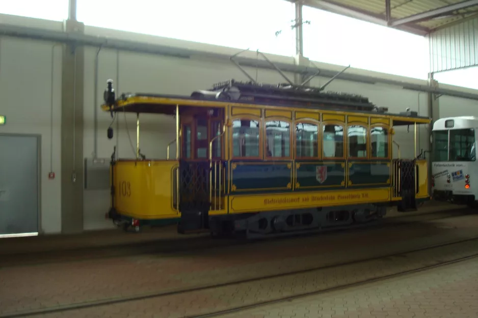 Braunschweig museum tram 103 inside Verkehrs-Gmbh (2012)