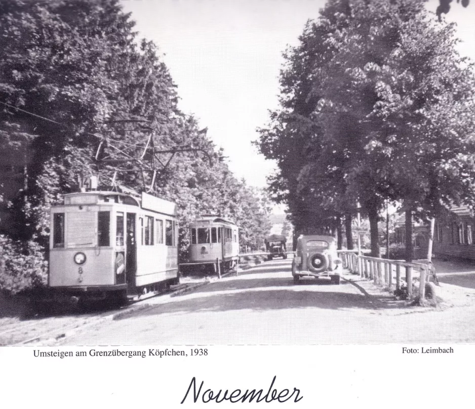 Calendar: Umsteigen am Grenzübergang Köpfchen
(1938)