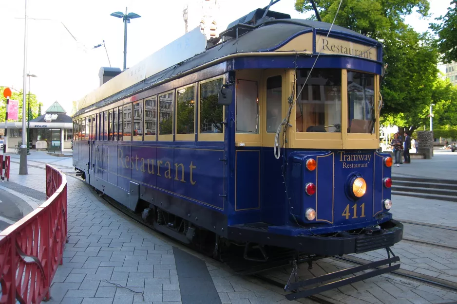 Christchurch Tram Restaurant with railcar 441 Christchurch Tramway (2011)