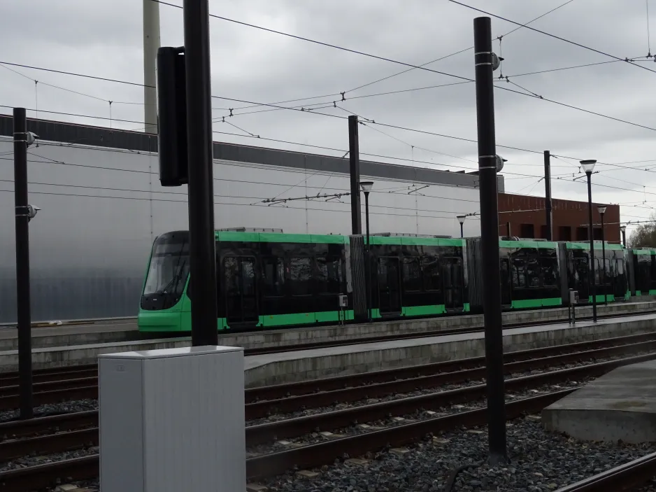 Copenhagen light rail car 107 on Control and Maintenance Center (2024)