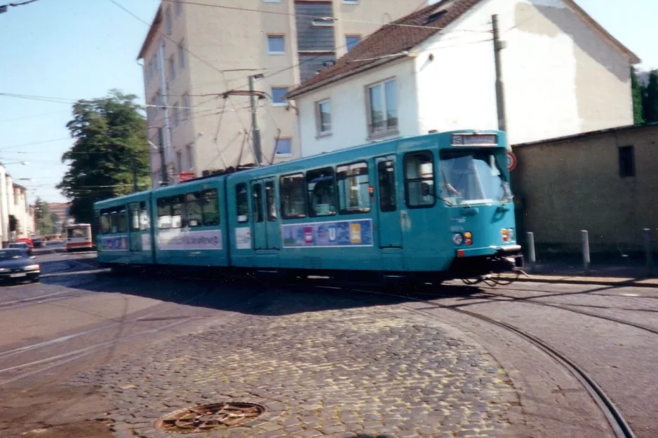 Frankfurt am Main tram line 15  at Südbahnhof (1999)