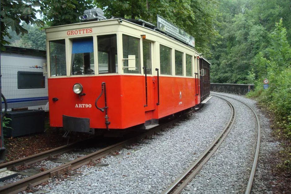 Han-sur-Lesse railcar ART 90 at Camping Grottes de Han (2014)