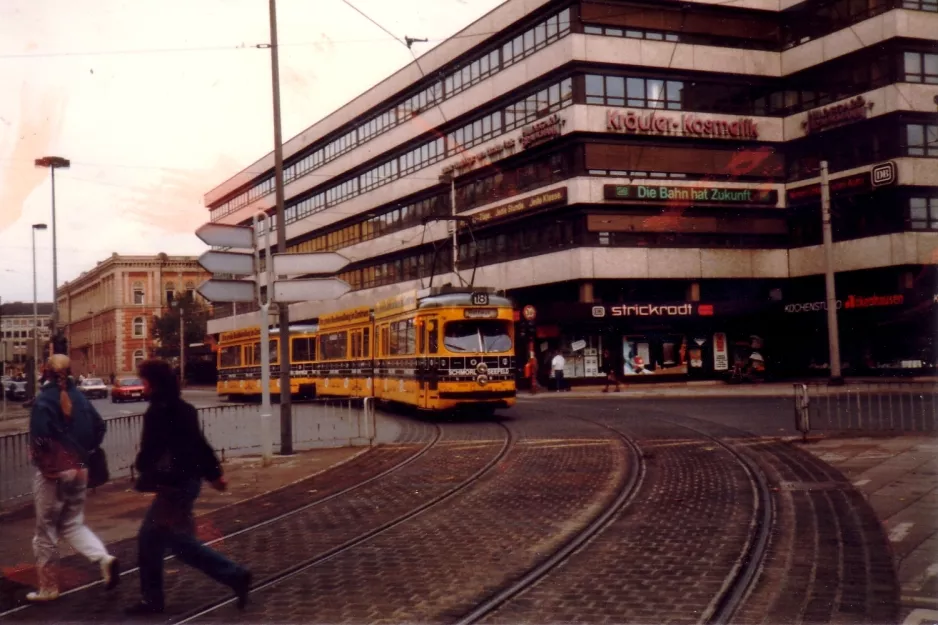 Hannover special event line E  on Thielenplatz (1986)