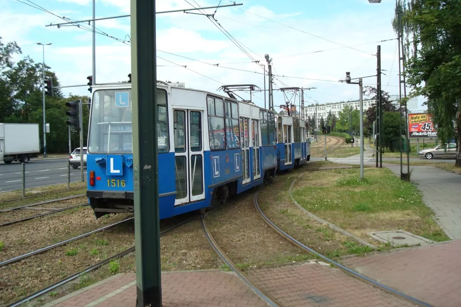 Kraków railcar 1516 near Łagiewniki (2008)