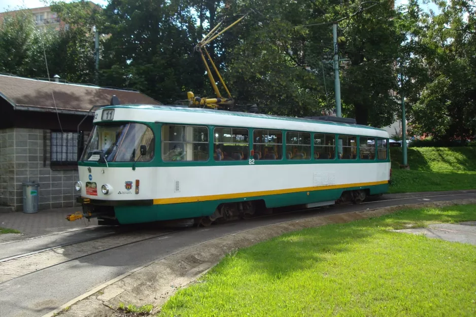 Liberec regional line 11 with railcar 82 at Jablonec nad Nisou (2011)