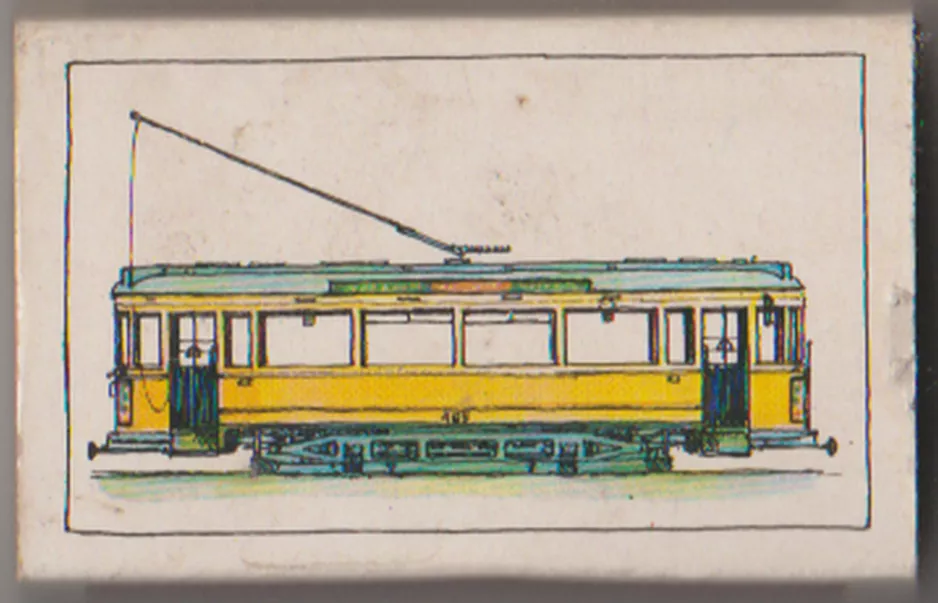 Matchbox: Copenhagen railcar 465 (1978)