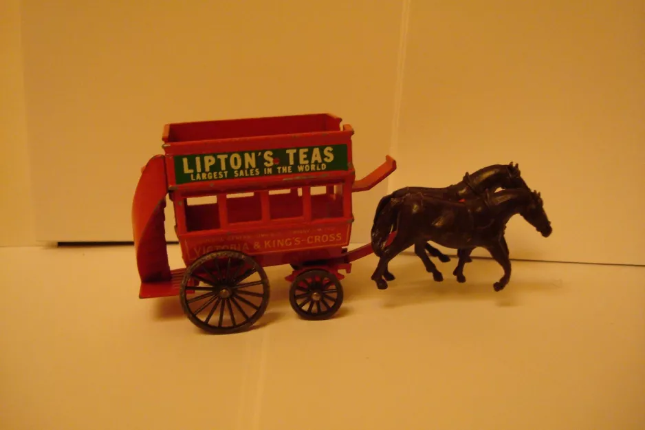 Model tram: London, side view (1955)