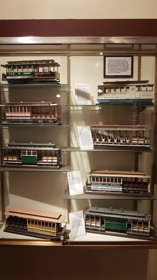 Model tram: San Francisco Cable Car Museum (2021)