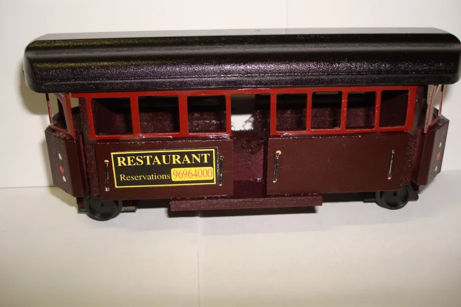 Model tram: Since of wooden toy tram
(2006)