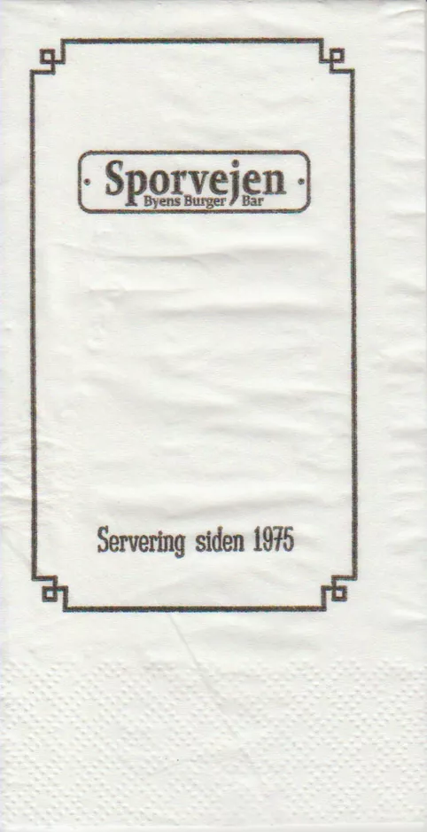 Napkin: Copenhagen Sporvejen (2017)