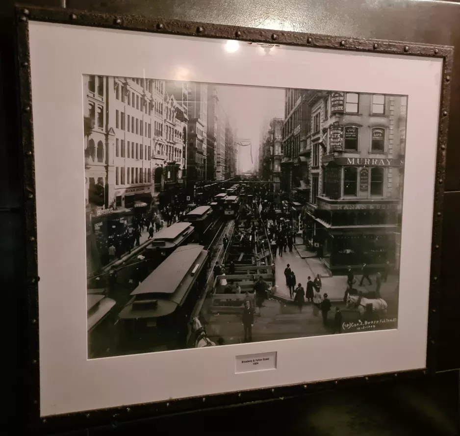 New York City at Broadway & Fulton Street (1904)