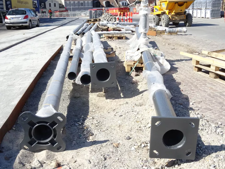 Odense Tramway  at Benedikts Plads (2019)