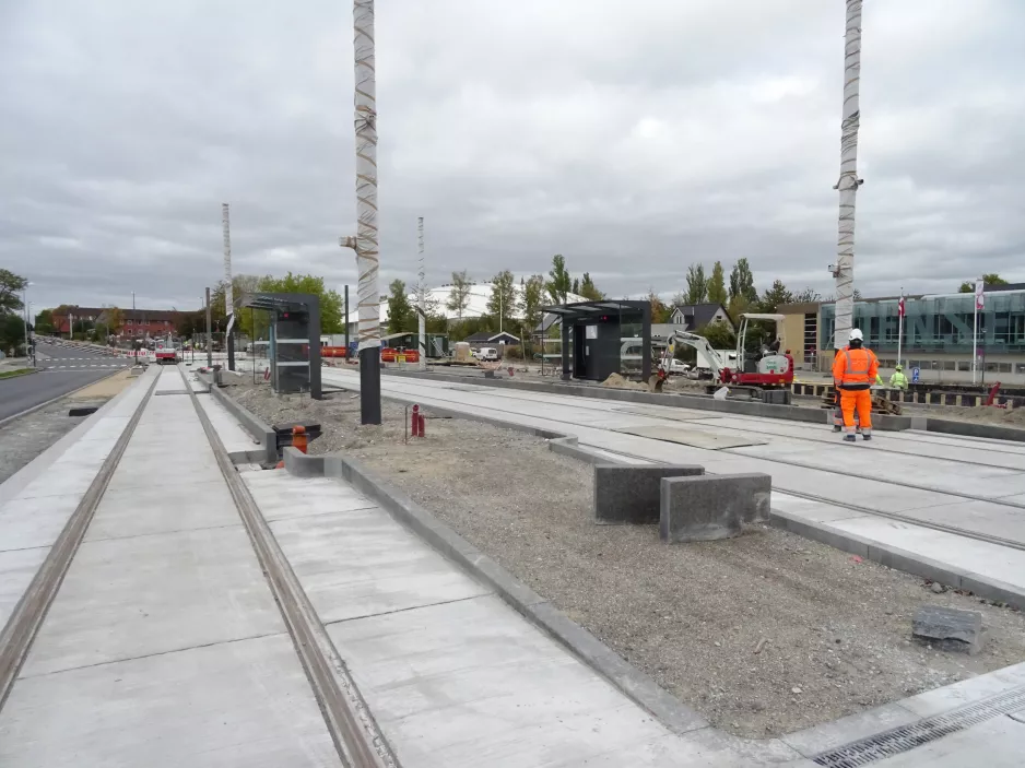 Odense Tramway  at Idrætsparken (2020)