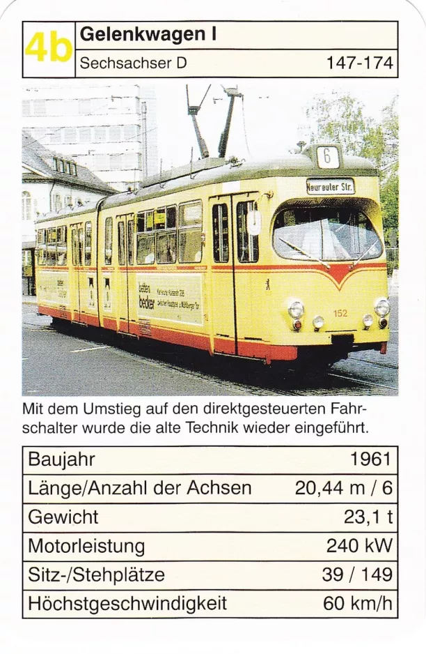 Playing card: 4b Gelenkwagen I
(2002)