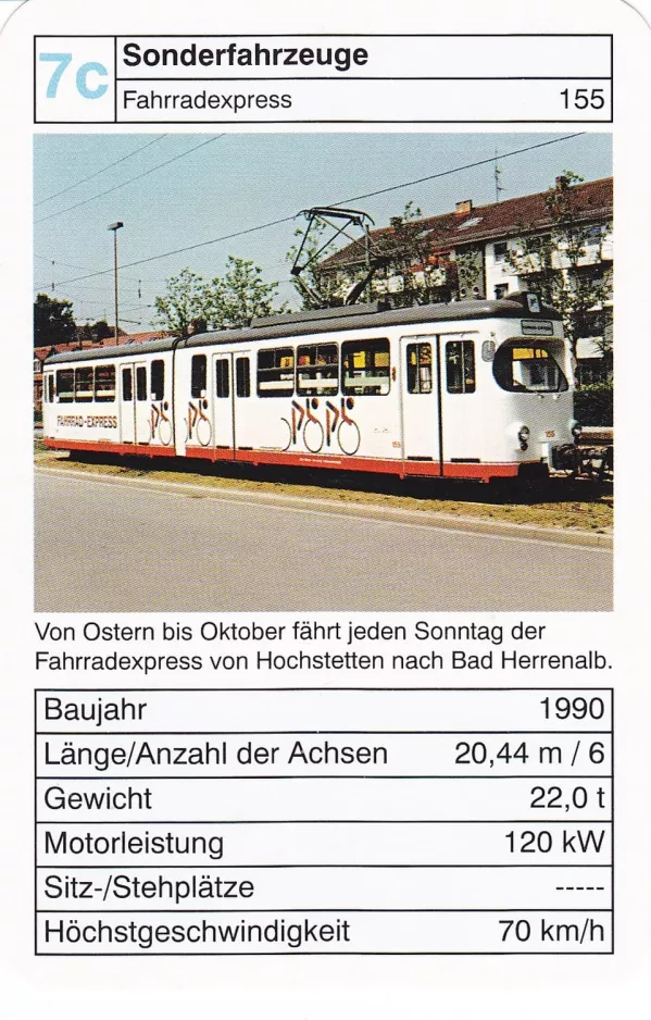 Playing card: 7c Sonderfahrzeuge4
(2002)