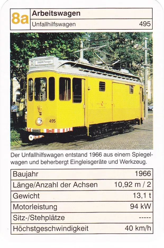 Playing card: 8a Arbeitswagen
(2002)