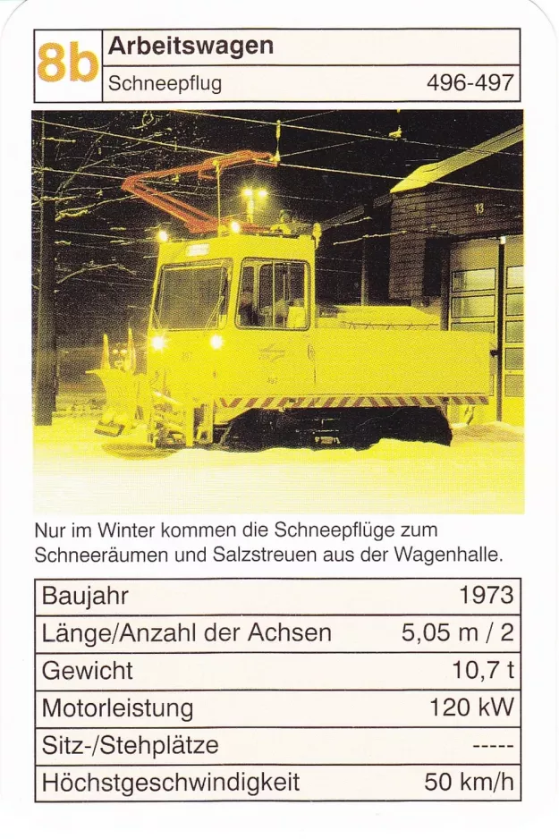 Playing card: 8b Arbeitswagen
(2002)