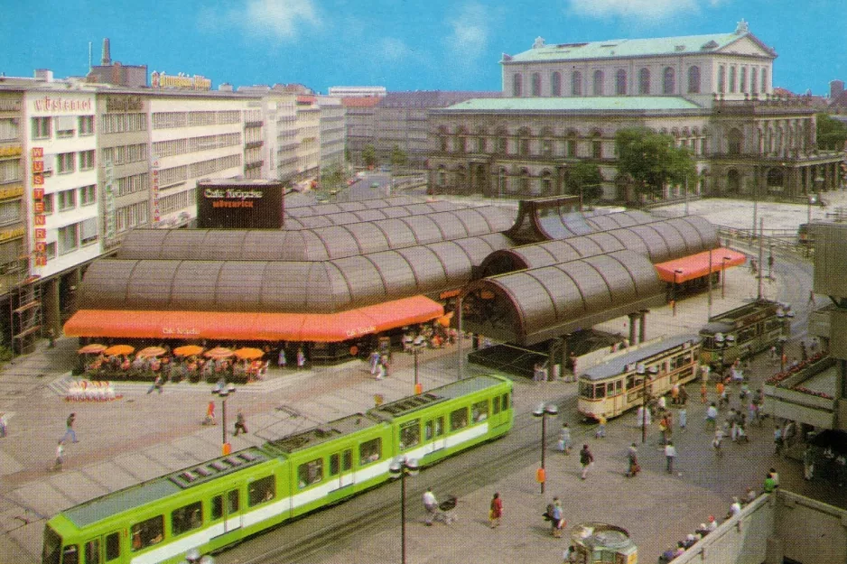 Postcard: 3000 Hannover, Am Kröpcke (1985)