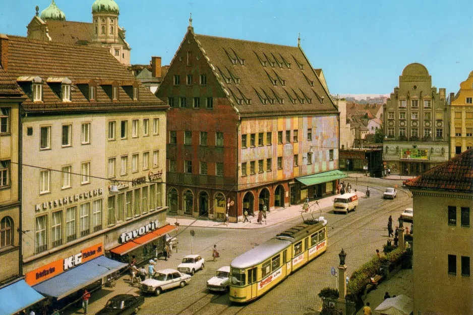 Postcard: Augsburg by Weberhaus (1958)