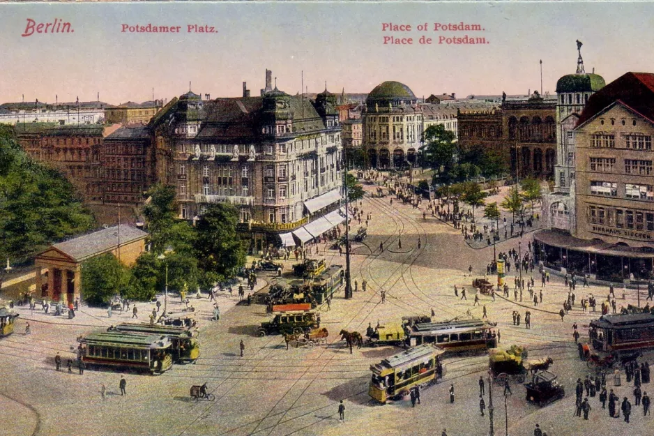 Postcard: Berlin. Potsdamer Platz.
 (1900)