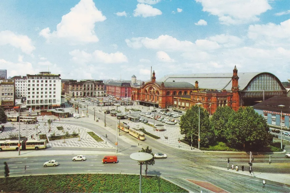 Postcard: Bremen on Hauptbahnhof (1960)