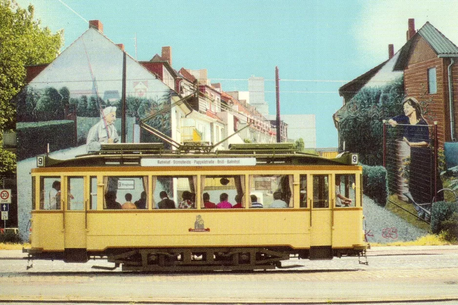 Postcard: Bremen railcar 134 in Neustadt (2014)