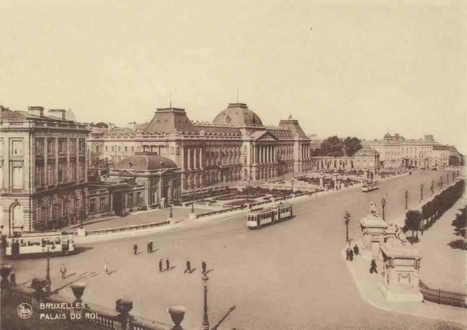 Postcard: Bruxelles Palais du Roi (1928-1934)