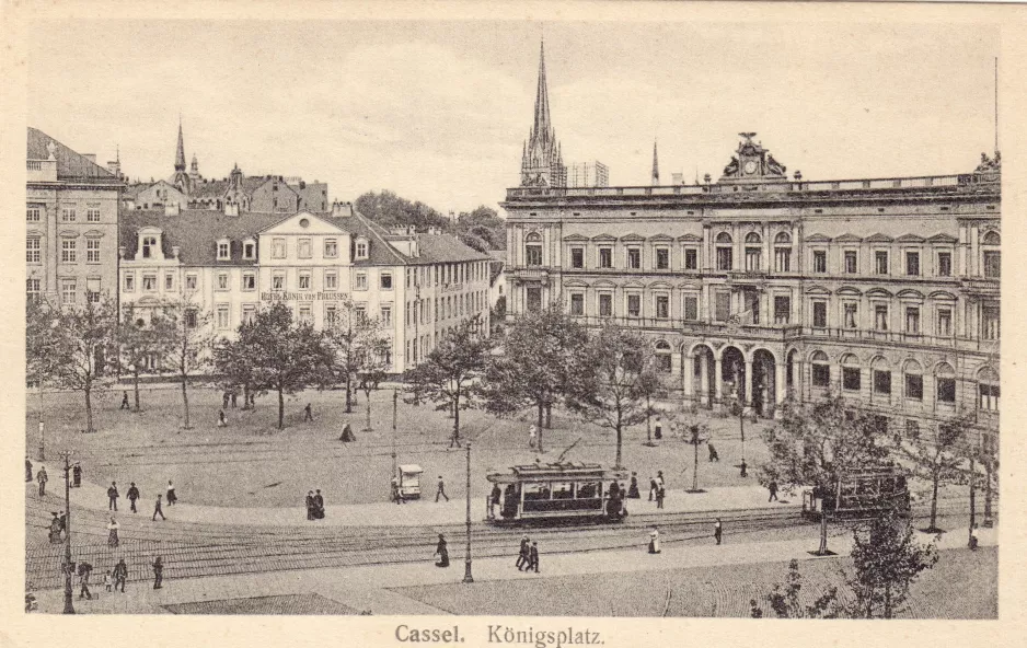 Postcard: Cassel. Königsplatz. (1904)