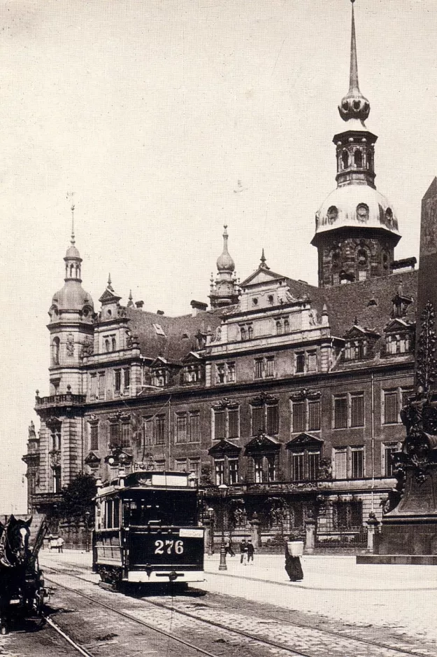 Postcard: Dresden, Residenzschloß (1908)